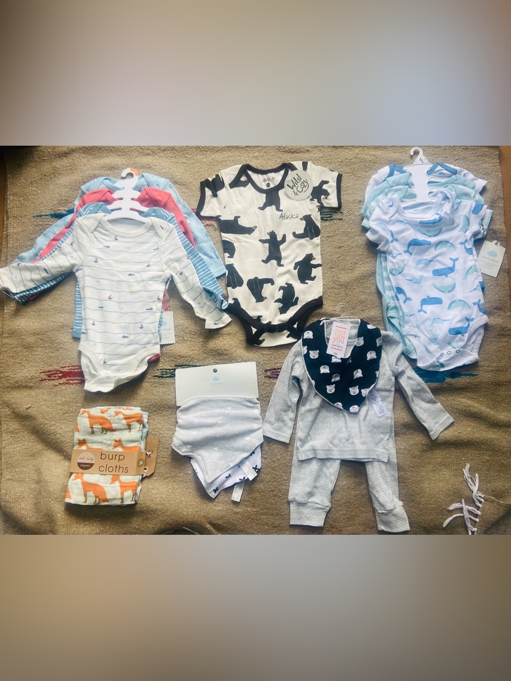 Bundle of NWT 9-12 M Baby Clothes 🩵